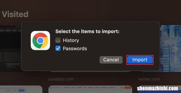 如何使用Mac将密码导入iCloud钥匙串