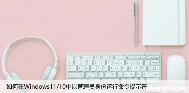 如何在Windows11/10中以管理员身份运行命令提示符
