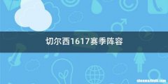 切尔西1617赛季阵容