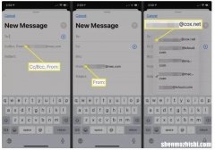 如何从不同帐户发送iPhone邮件