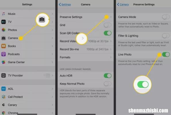 如何关闭iPhone上的相机声音，静音拍照咔嚓声