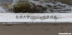 东华大学2022qs世界排名