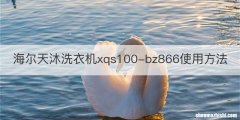海尔天沐洗衣机xqs100-bz866使用方法