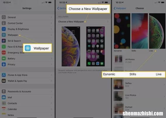 如何在iPhone上使用动态壁纸，苹果设置方法