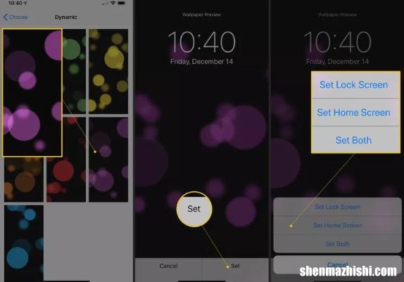 如何在iPhone上使用动态壁纸，苹果设置方法