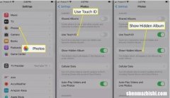 如何在装有iOS16的iPhone上锁定隐藏相册