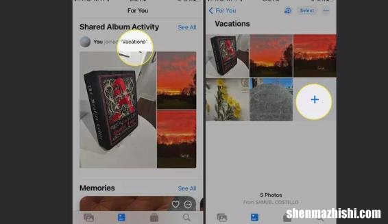 如何在iPhone上接受共享相册邀请