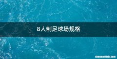 8人制足球场规格