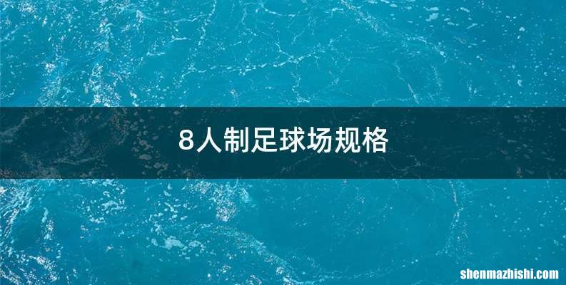 8人制足球场规格