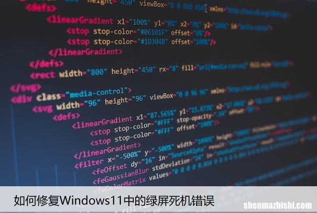 如何修复Windows11中的绿屏死机错误，1分钟解决