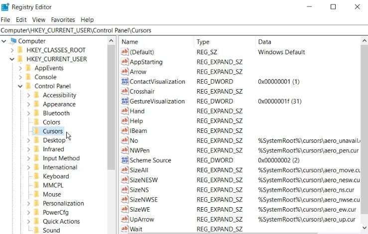 在Windows10中更改鼠标指针颜色和大小的5种方法