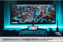 如何在Windows11中恢复丢失的Microsoft Store