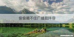 偷偷藏不住广播剧阵容