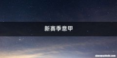 新赛季意甲