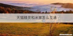天猫精灵和米家怎么互通