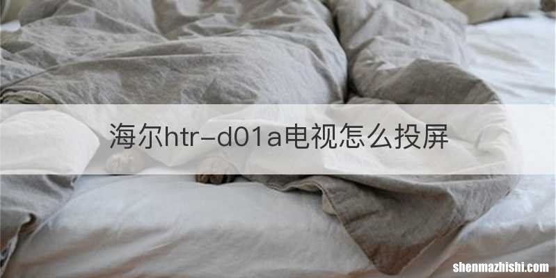 海尔htr-d01a电视怎么投屏