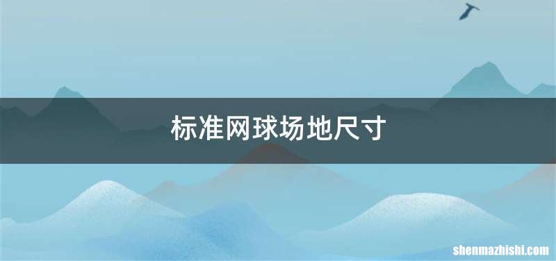 标准网球场地尺寸