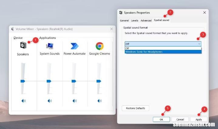 如何在Windows11中启用空间声音，设置技巧