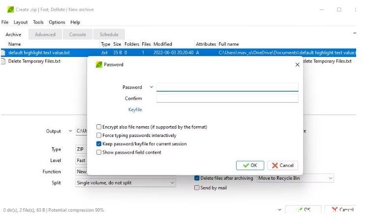 如何在Windows11/10中为文本文件添加密码