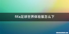 fifa足球世界体验服怎么下