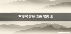 布莱顿足球俱乐部微博