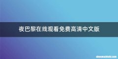夜巴黎在线观看免费高清中文版