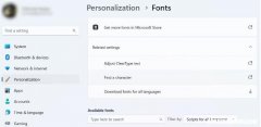 如何在Windows上下载所有语言的字体