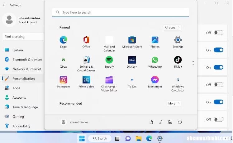 Windows11电源按鈕旁的快捷方式設置方法
