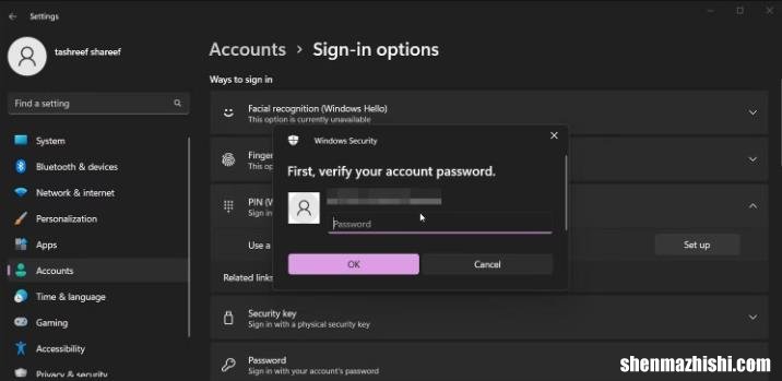 如何在Windows11上设置和删除PIN，操作方法