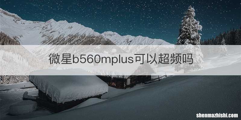 微星b560mplus可以超频吗