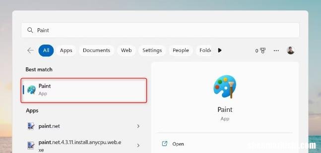 如何在Windows11中打开Microsoft画图，操作步骤