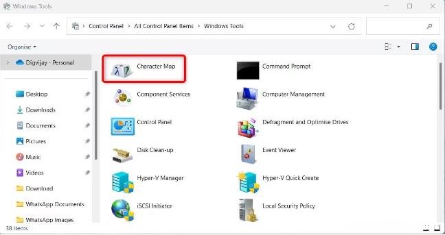 如何在Windows11中打开字符映射表，启动步骤