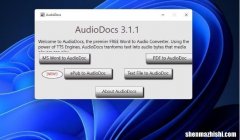 如何在Windows11中将文档转换为WAV和MP3文件