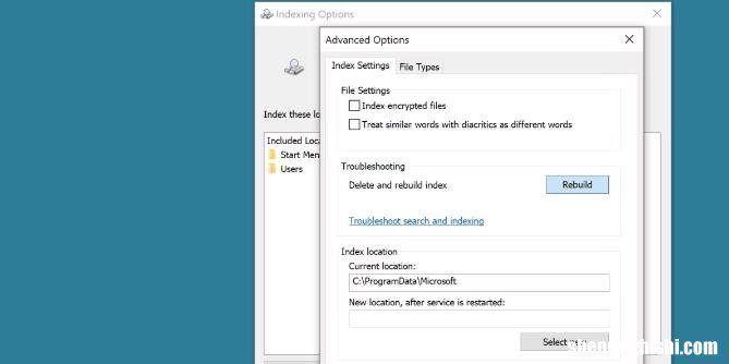 如何在Windows11中重建搜索索引，设置方法