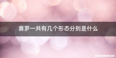 赛罗一共有几个形态分别是什么