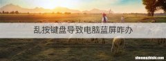 乱按键盘导致电脑蓝屏咋办