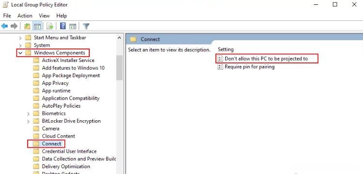 如何在Windows10中启用或禁用投影到此电脑？