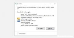如何在Windows10中删除另一个程序正在使用的文件