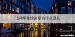 运动版和蜂窝版有什么区别