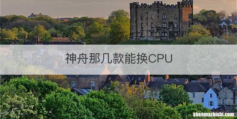 神舟那几款能换CPU