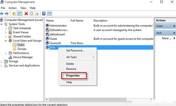防止用户在Windows10中更改自己的密码