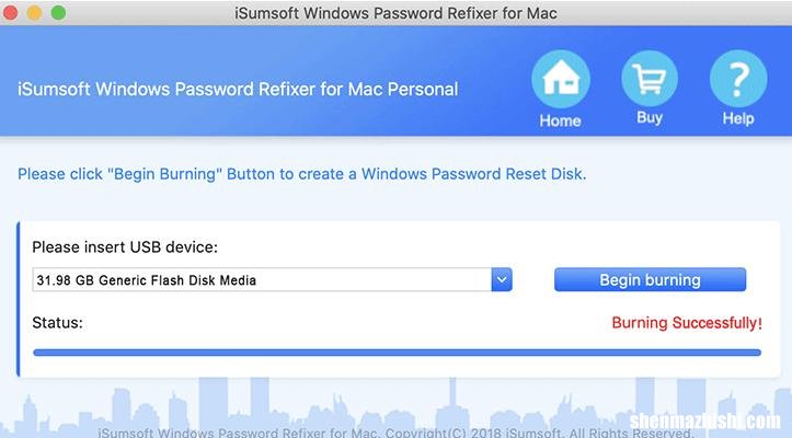 如何在Mac上创建Windows10密码重置磁盘