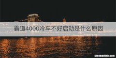 霸道4000冷车不好启动是什么原因