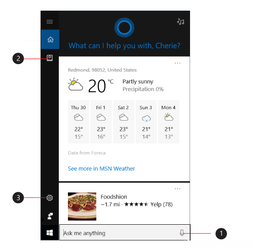 如何开启和设置Windows10系统的Cortana功能