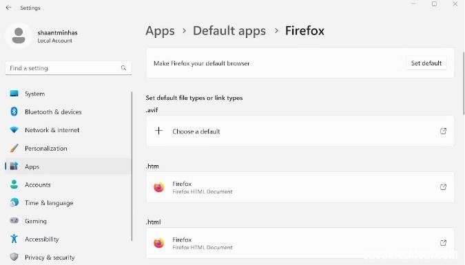 Windows11电脑 默认浏览器的更改方法