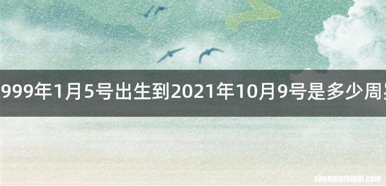 1999年1月5号出生到2021年10月9号是多少周岁