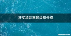 牙买加联赛超级积分榜