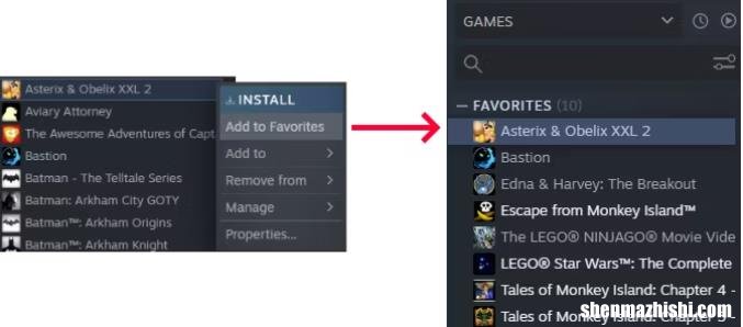 如何在Windows10中固定Steam游戏
