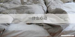 一什么心动