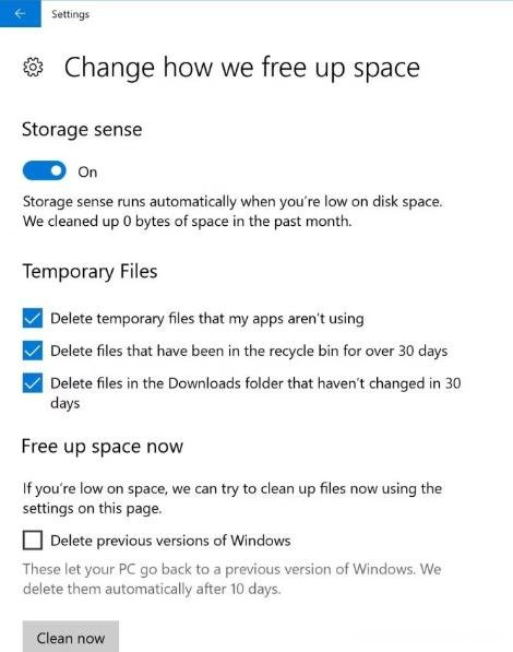 如何自动删除Windows下载文件夹中的旧文件
